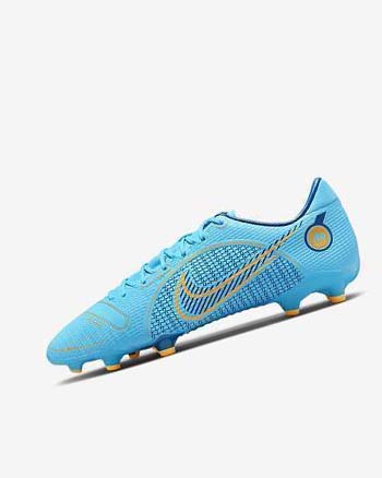 Nike Mercurial Vapor 14 Academy MG Azules Naranjas | MX 5367